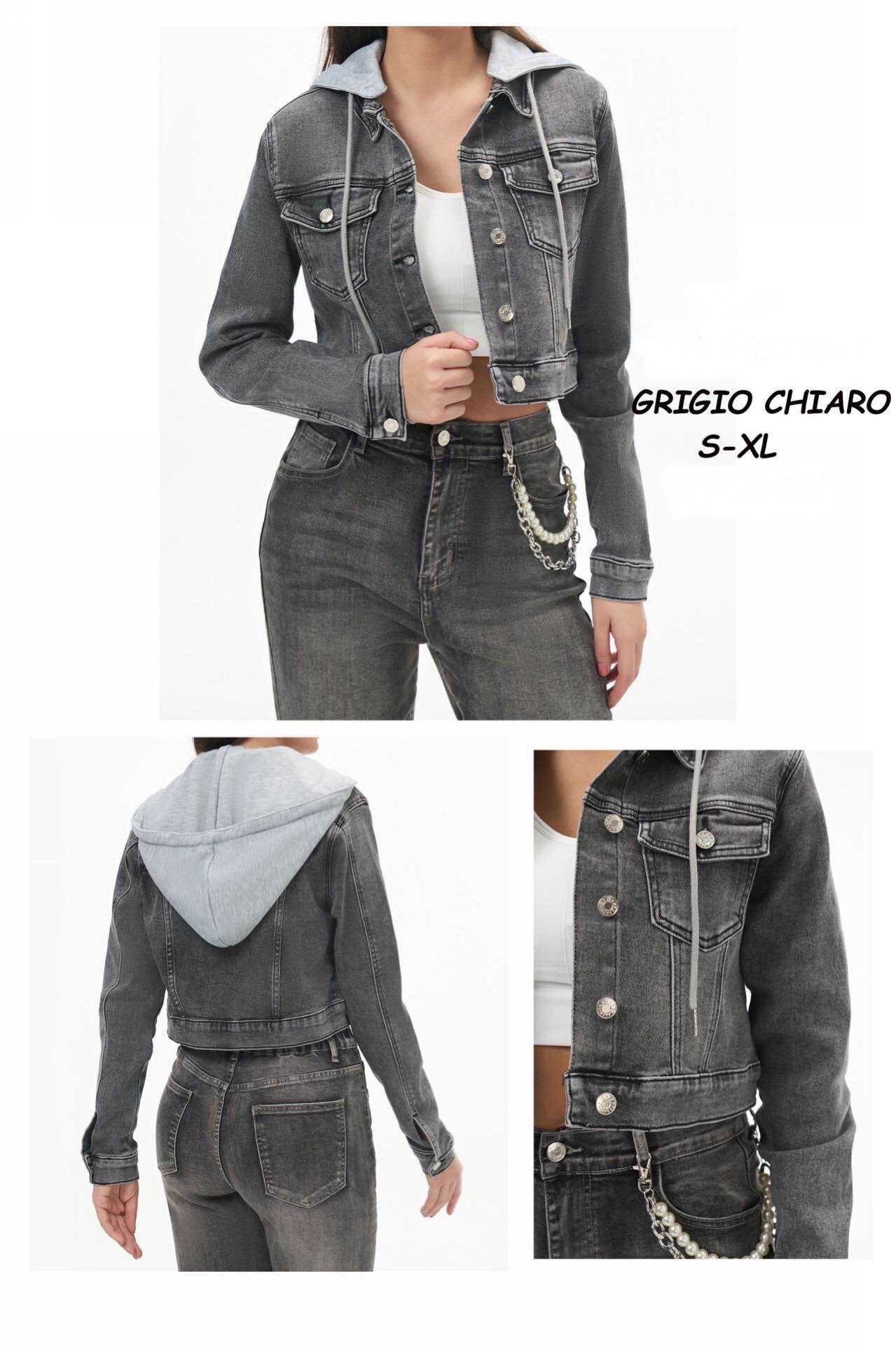 Short denim jacket