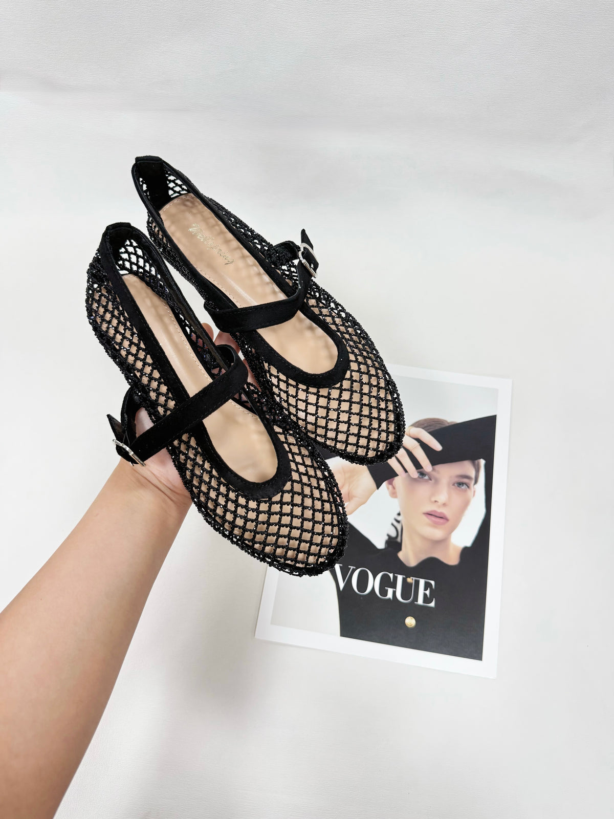 BALLERINE A RETE CON BRILLANTINI