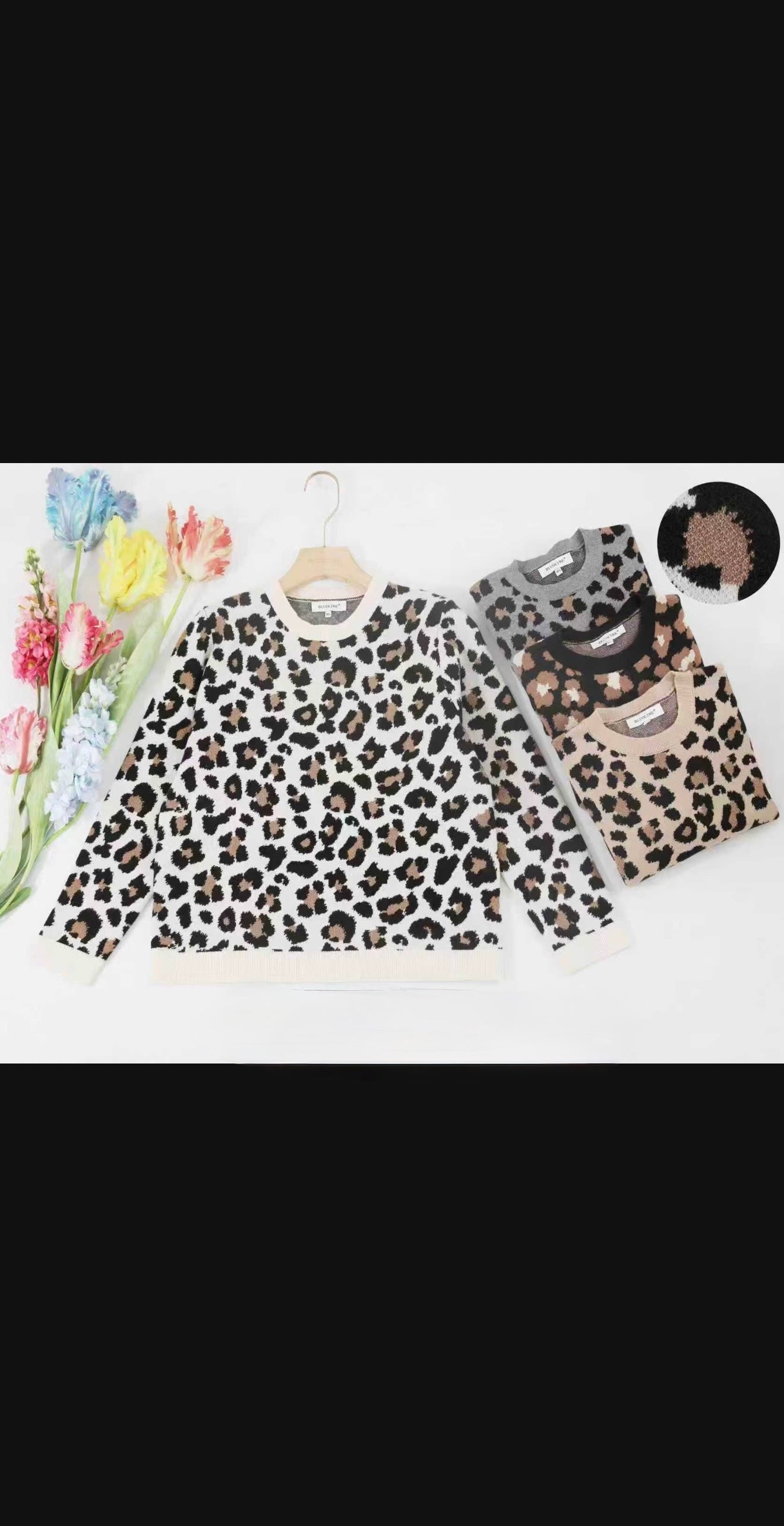 MAGLIERIA LEOPARDATA IN LUREX