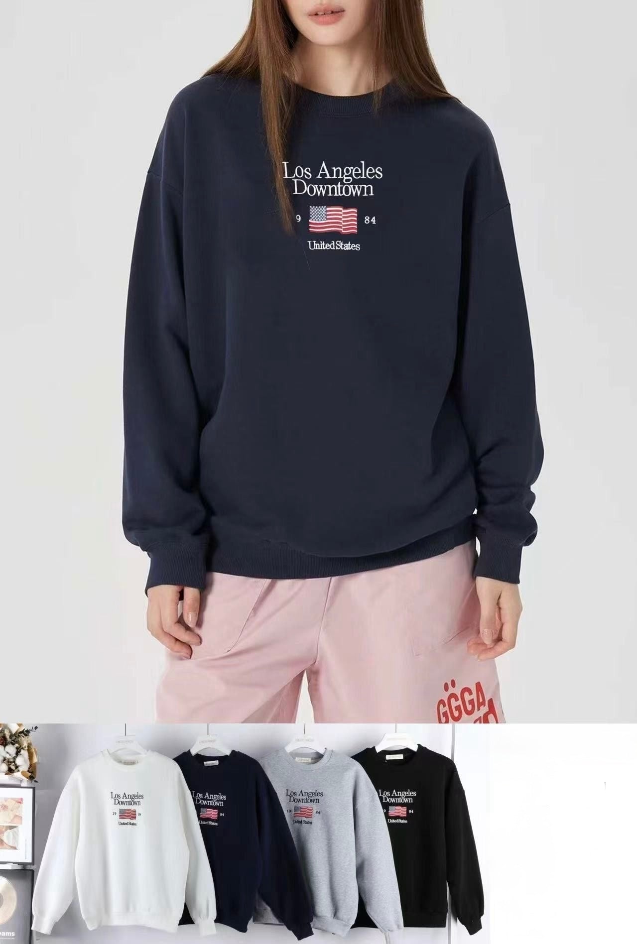 FELPA ALL’INTERNO FELPATA CON RICAMATO