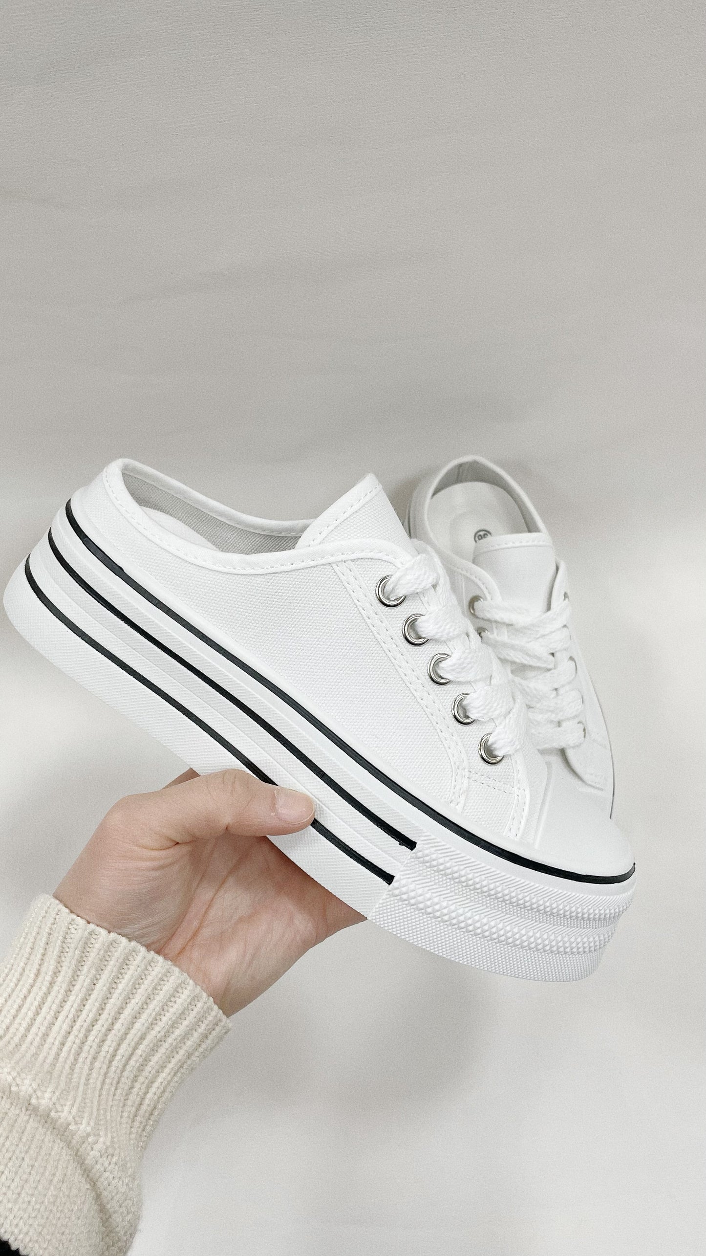 White sneaker