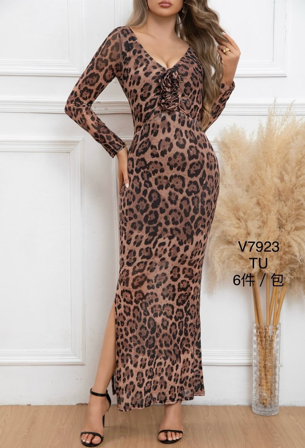 Leopard print dress