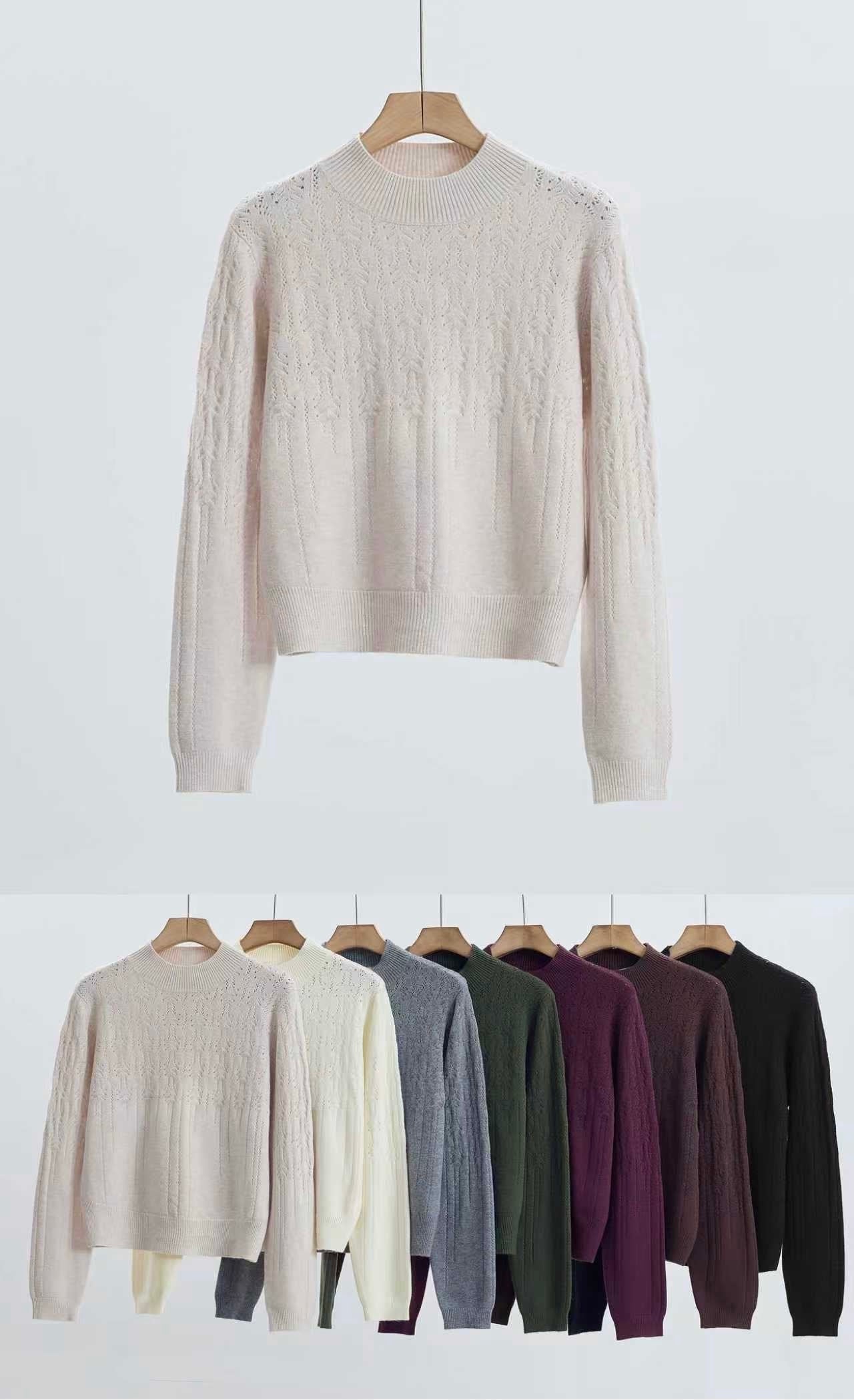 MAGLIERIA A LUPETTO TRAFORATO