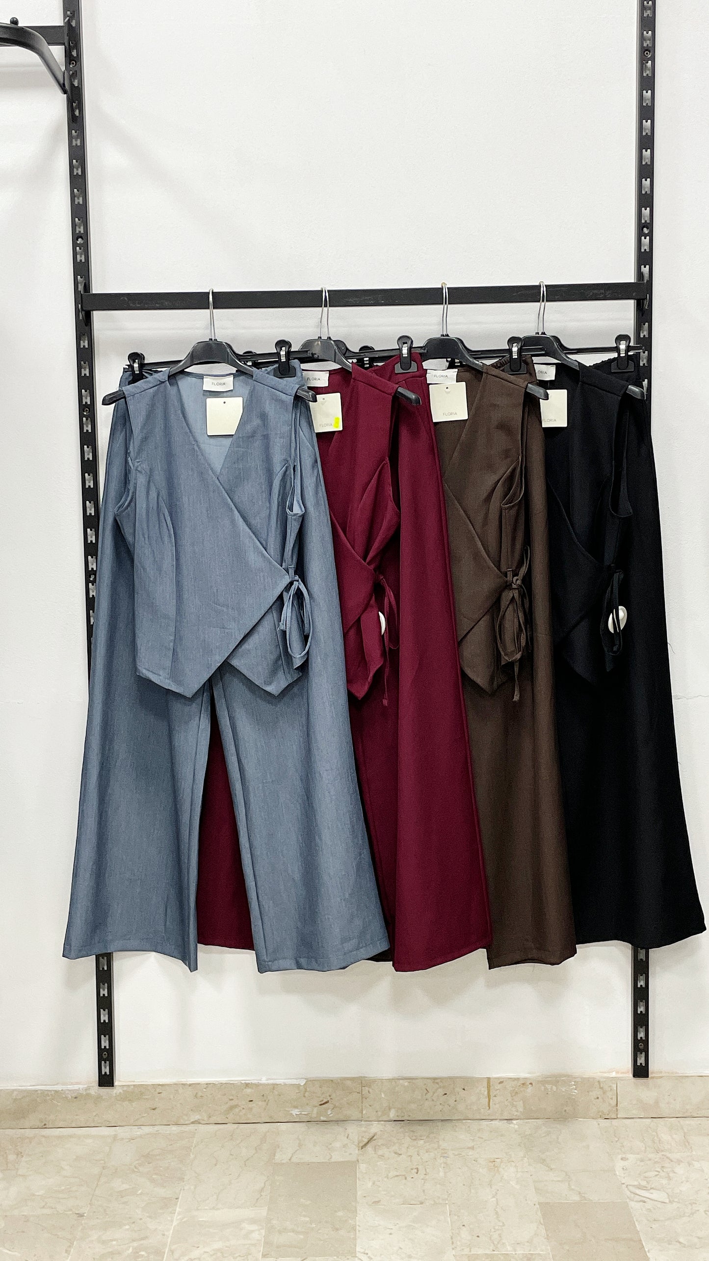 SET GILET E PANTALONE PALAZZO