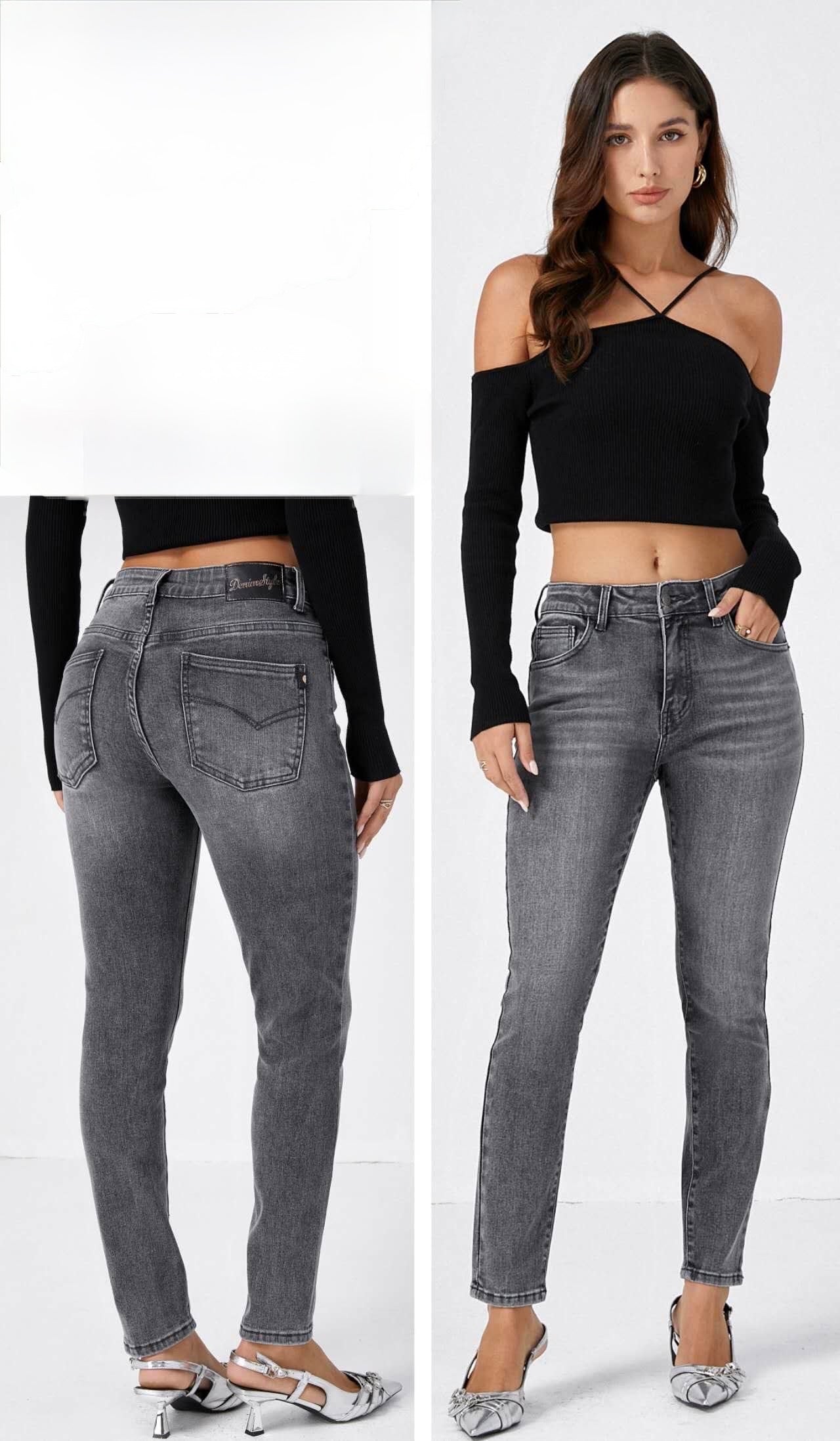 JEANS SKINNY PUSH UP TAGLIA CURVY