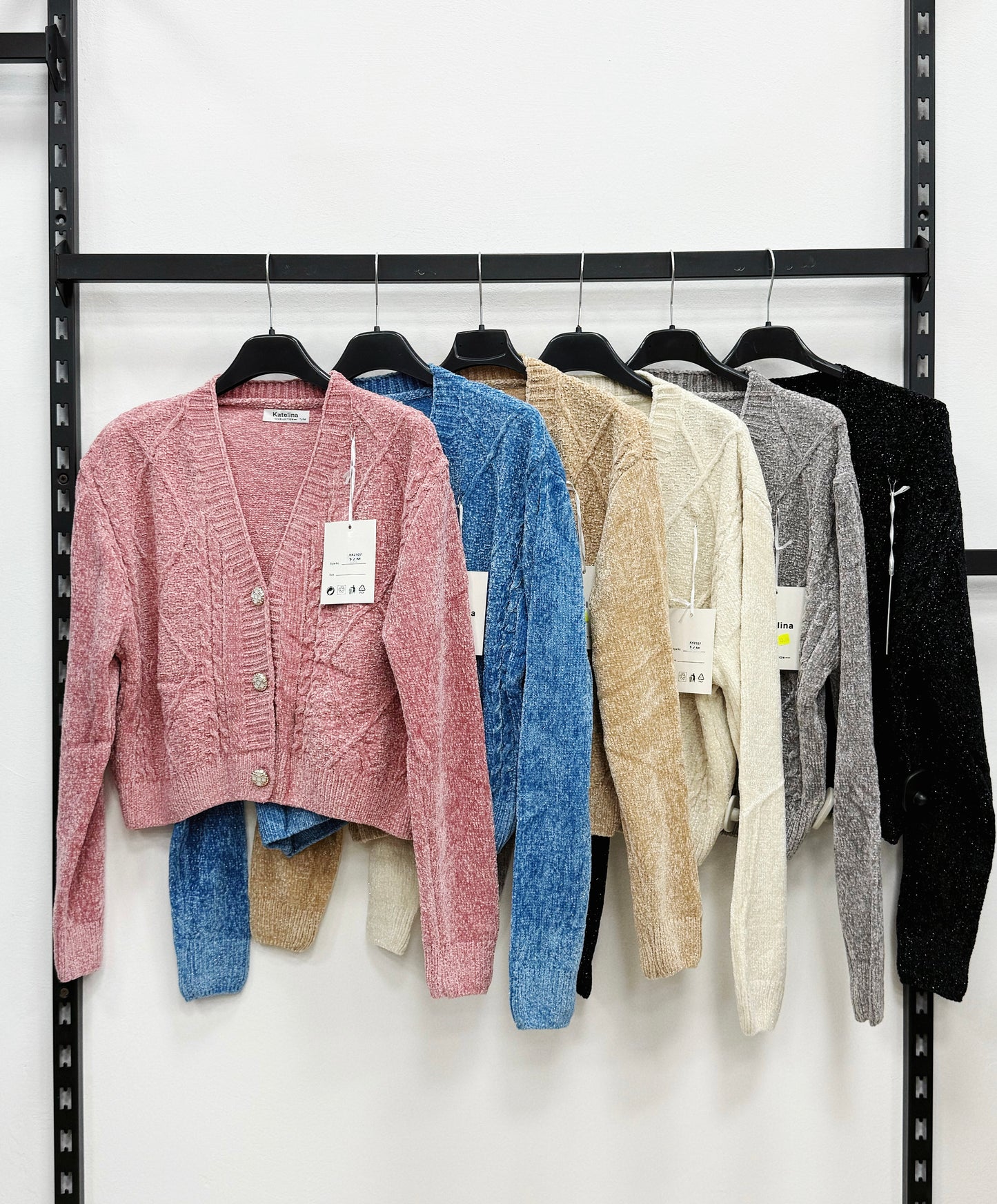 CARDIGAN DI CINIGLIA IN LUREX