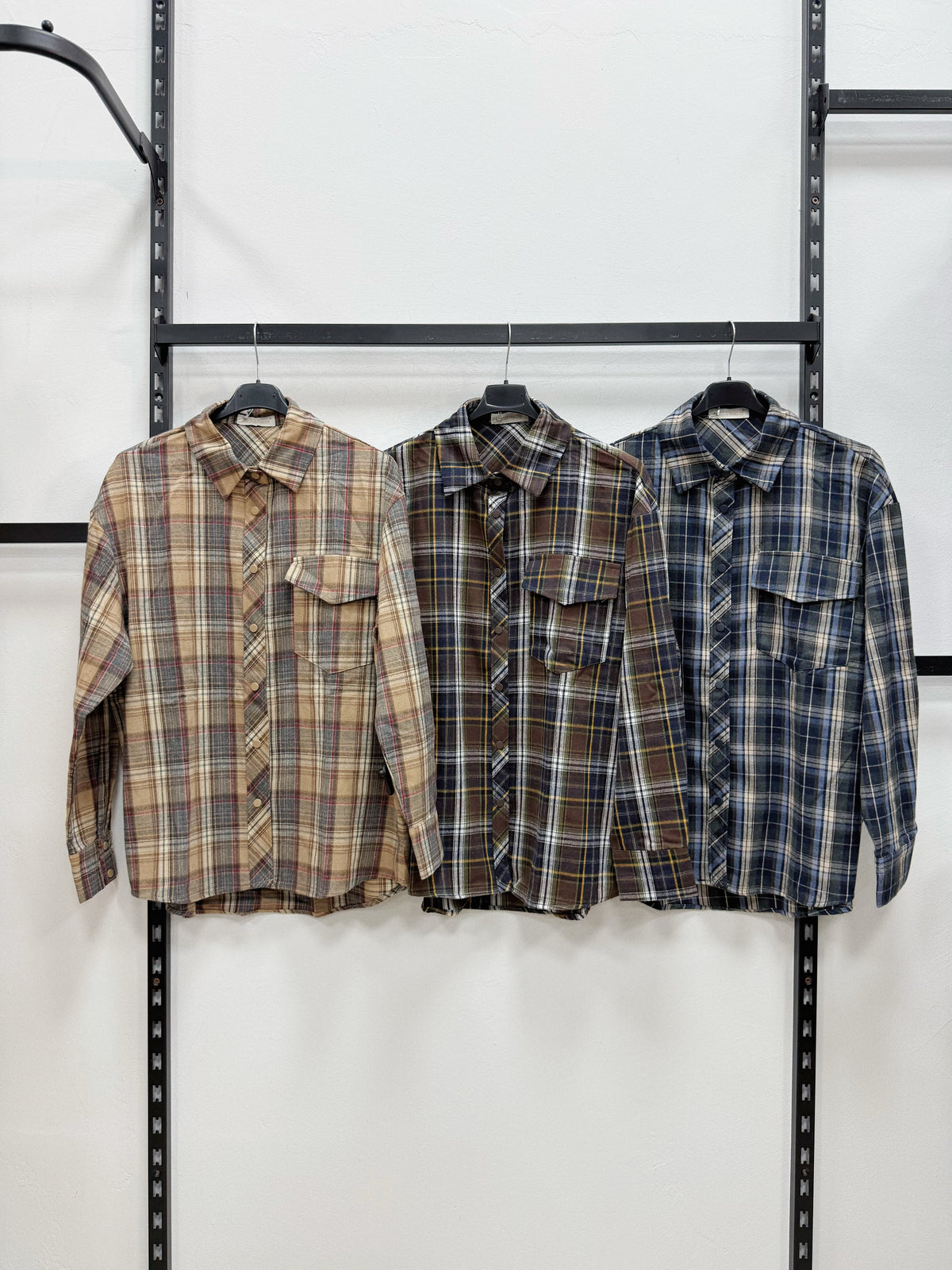 CAMICIA A QUADRI OVERSIZE