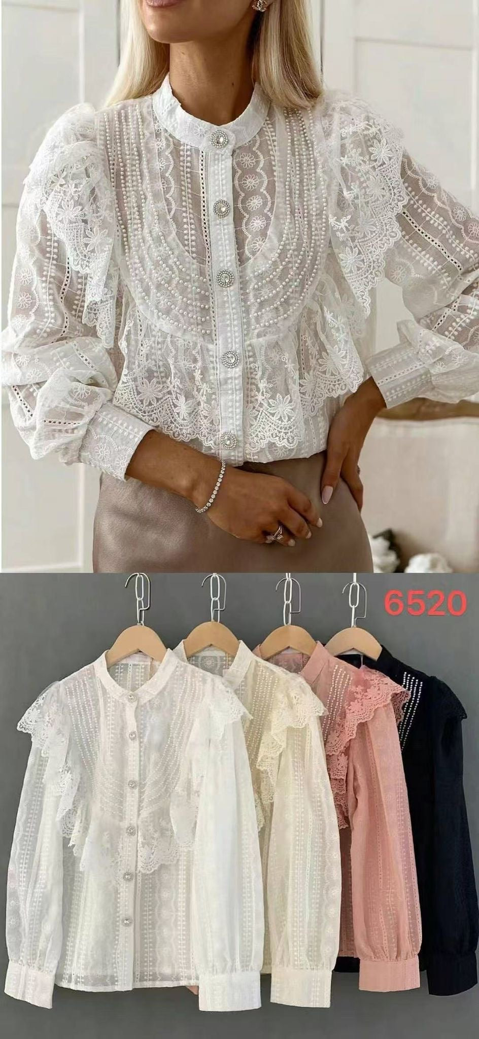 Camicia pizzo