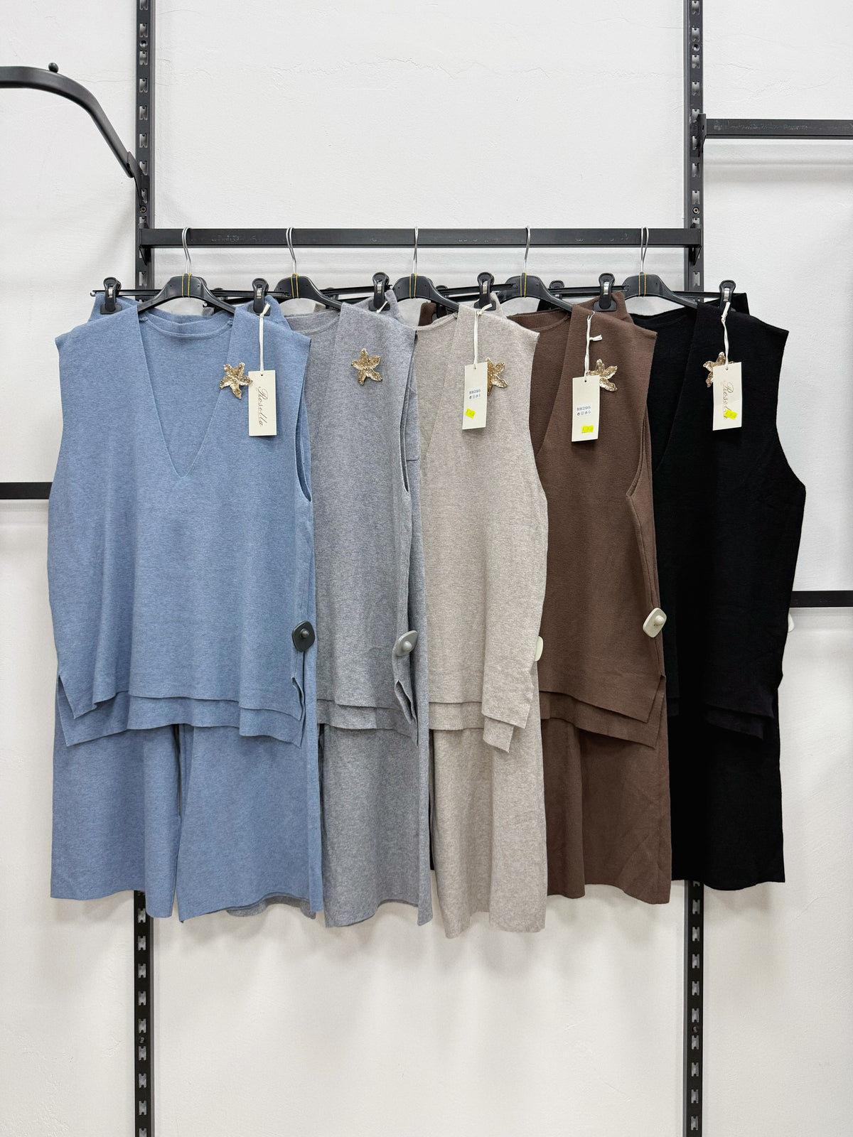 COMPLETO GILET E PANTALONE A PALAZZO TAGLIA CURVY