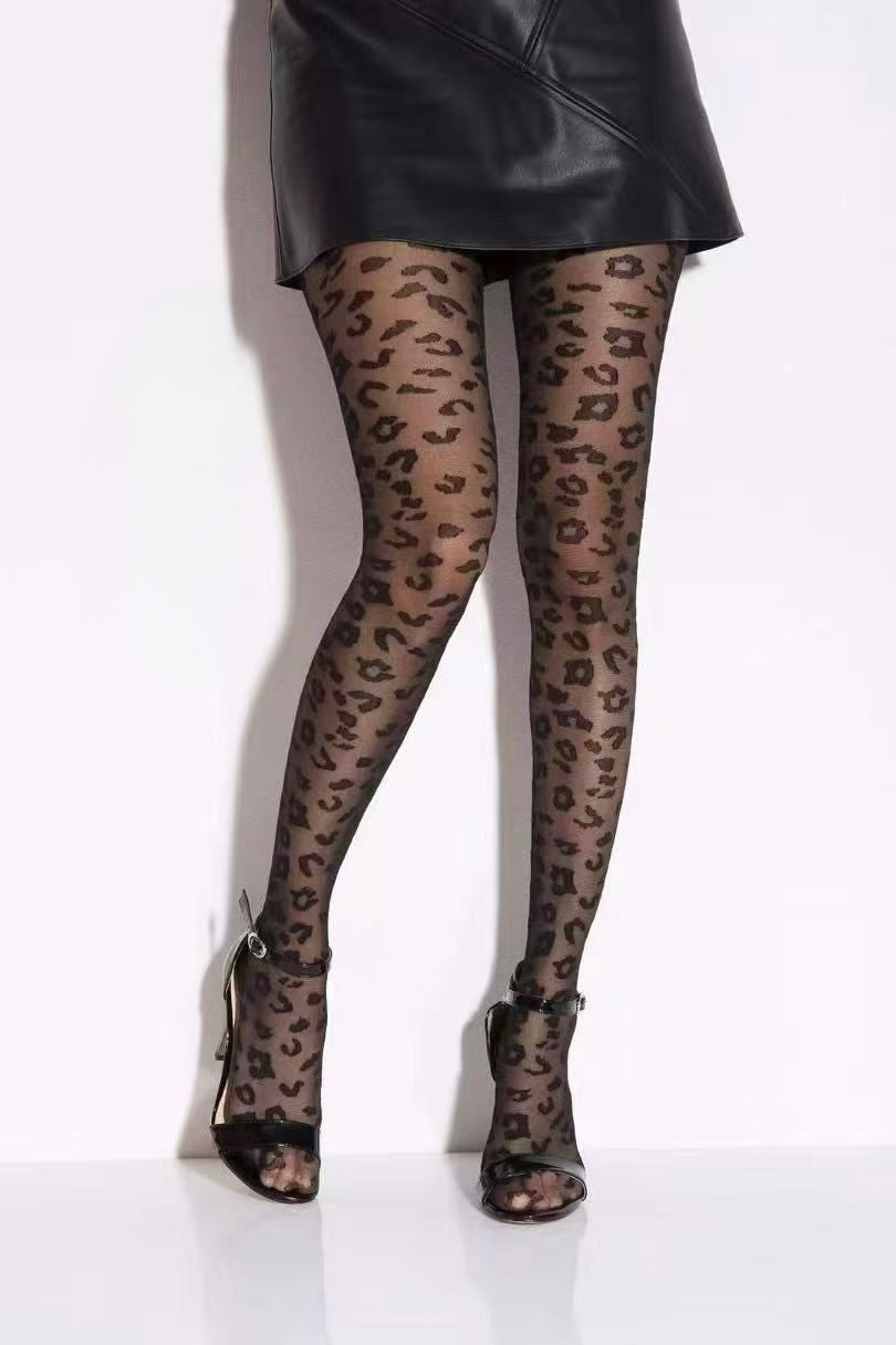 COLLANT 40 DEN LEOPARDATA