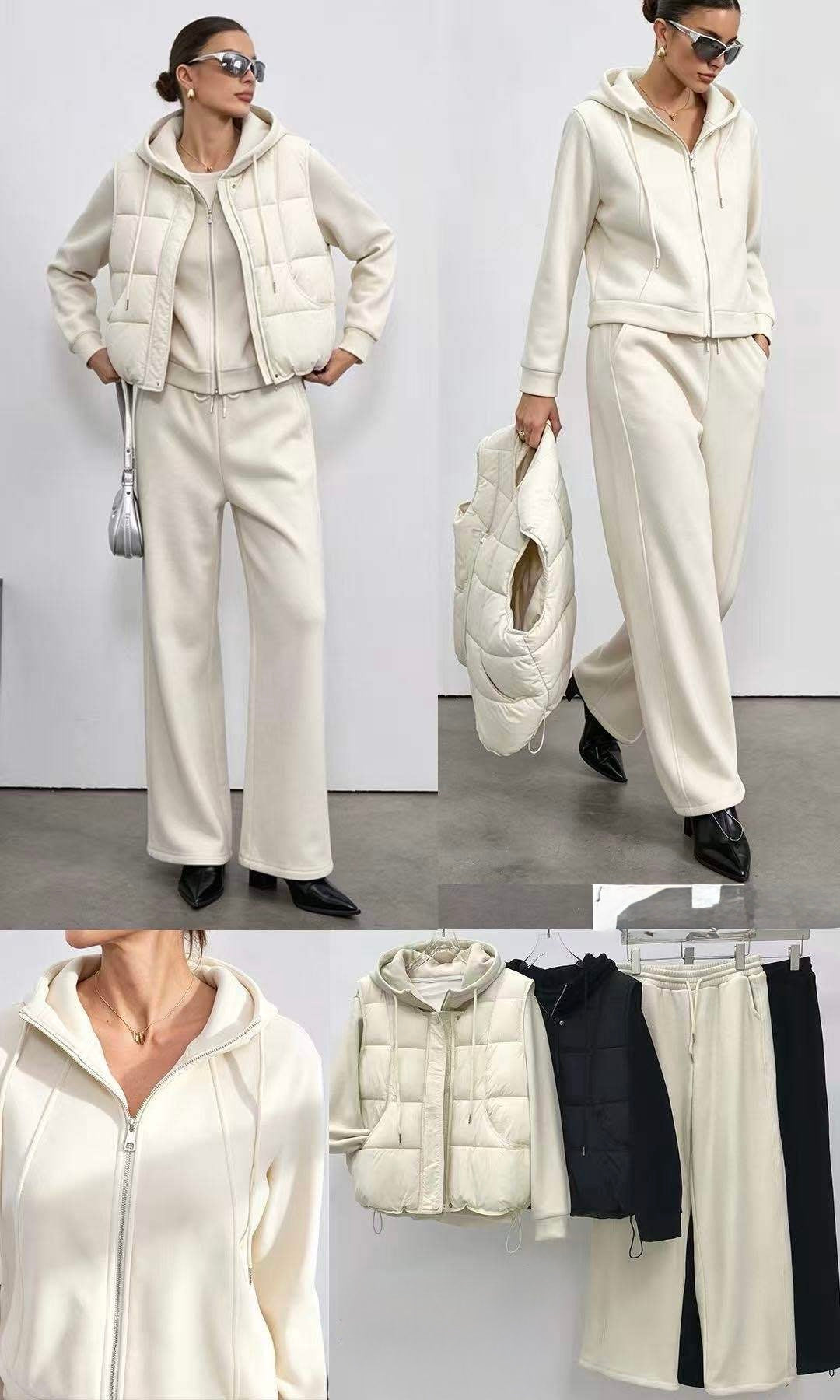SET TUTA COMPLETA E GILET 100 GRAMMI