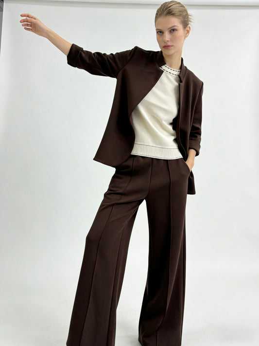 GIACCA A MANICHE LUNGHE A COLLO COREANO