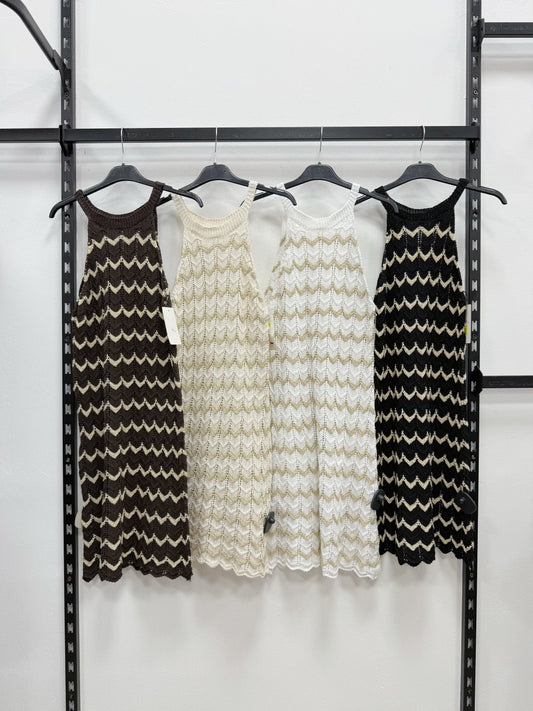 COPRI COSTUME A TRECCIATO IN LUREX