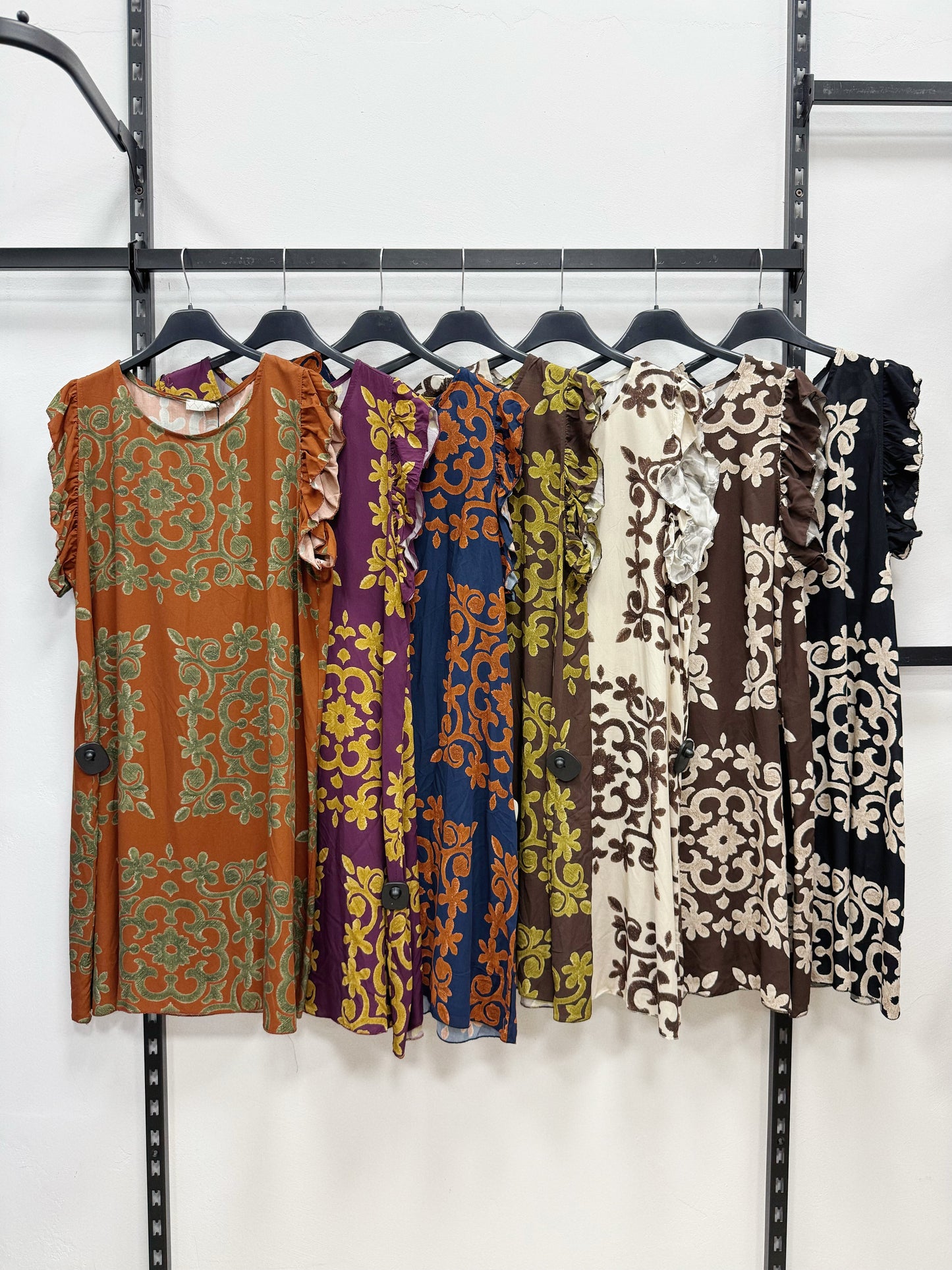 VESTITO 100% DI COTONE CON DISEGNI