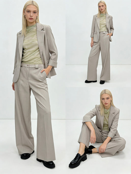 GIACCA A MANICHE LUNGHE ADERENTI CON BOTTONI