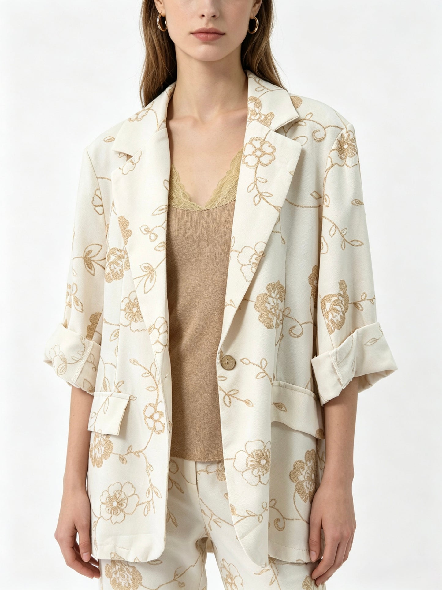 GIACCA CON RICAMATO OVERSIZE