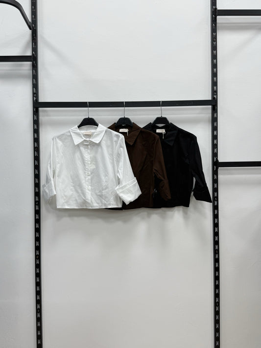 CAMICIA DI COTONE CORTA