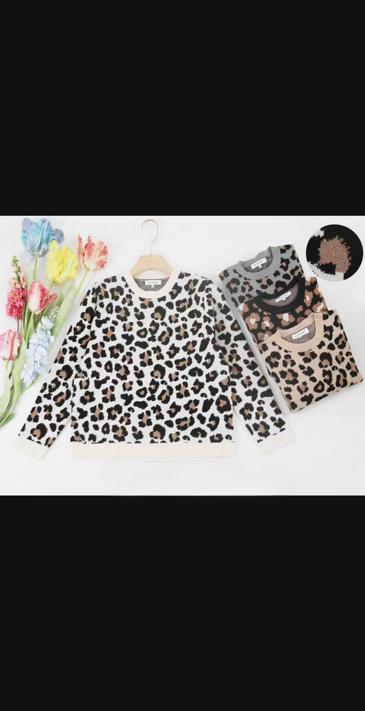 MAGLIERIA LEOPARDATA IN LUREX