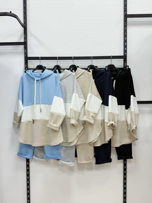 TUTA FELPA E PANTALONE TAGLIA CURVA