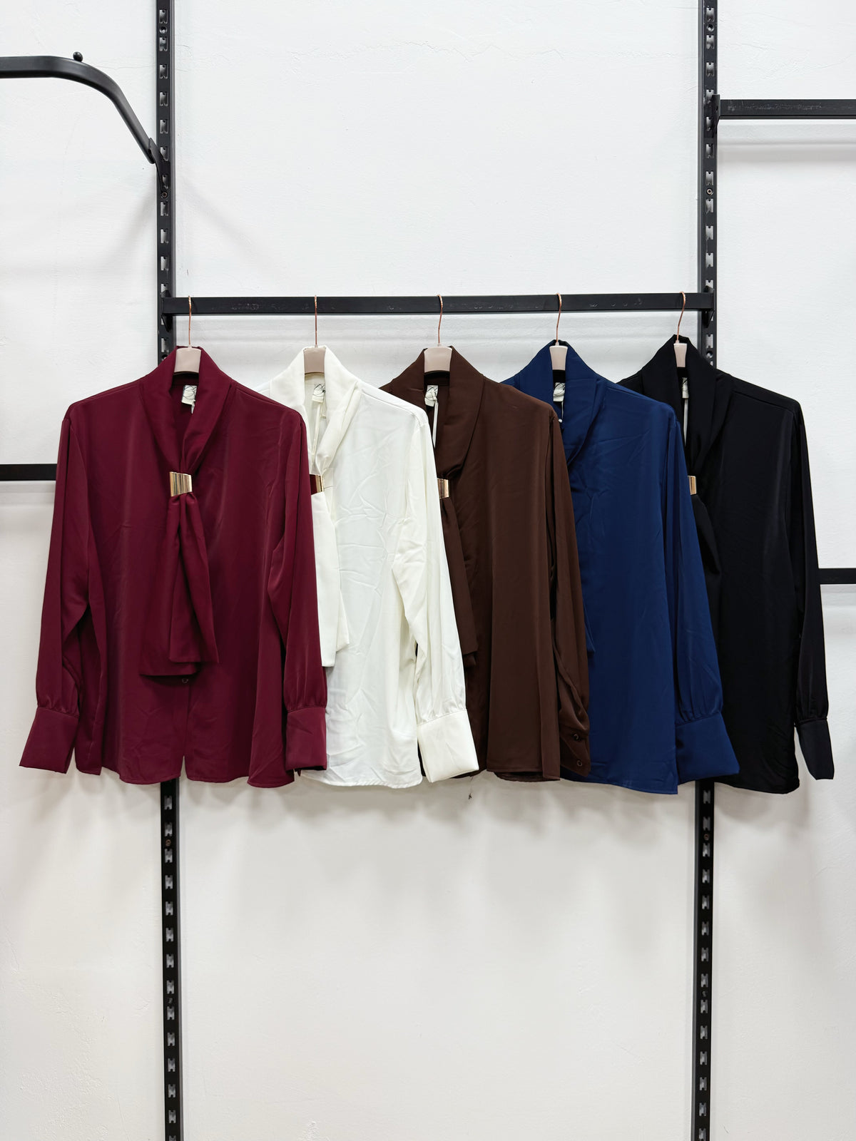 CAMICIA CON FOULARD TAGLIA CURVY