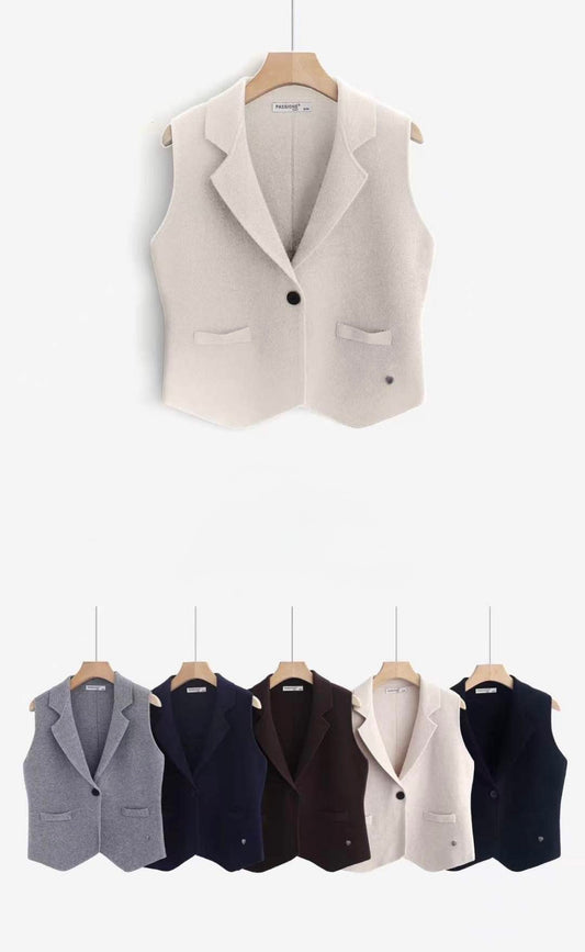 GILET CLASSICA DI MAGLIONE