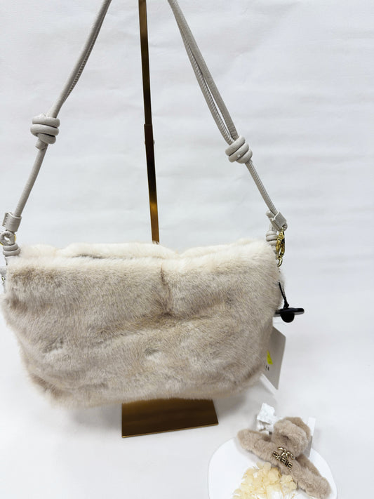 BORSA DI ECO PELLICCIA A TRACOLLA