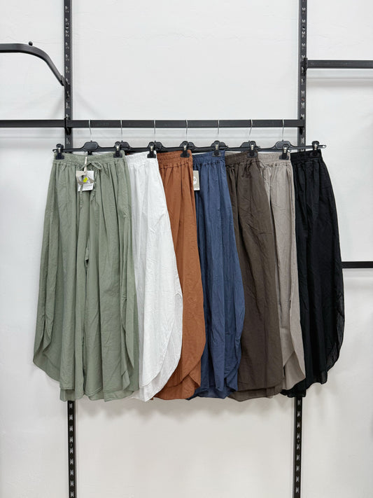 PANTALONE A GONNA 100% DI COTONE