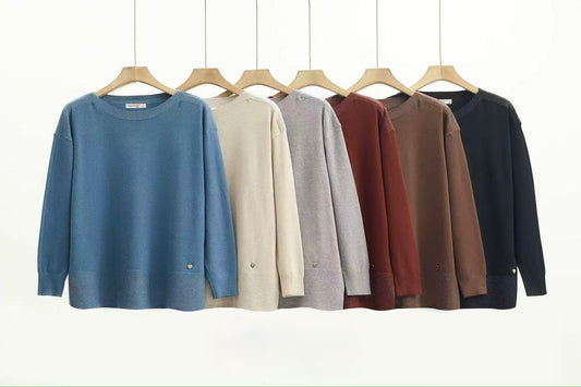 MAGLIERIA CON LUREX TAGLIA CURVA