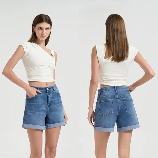 SHORT DI JEANS TAGLIA CURVY