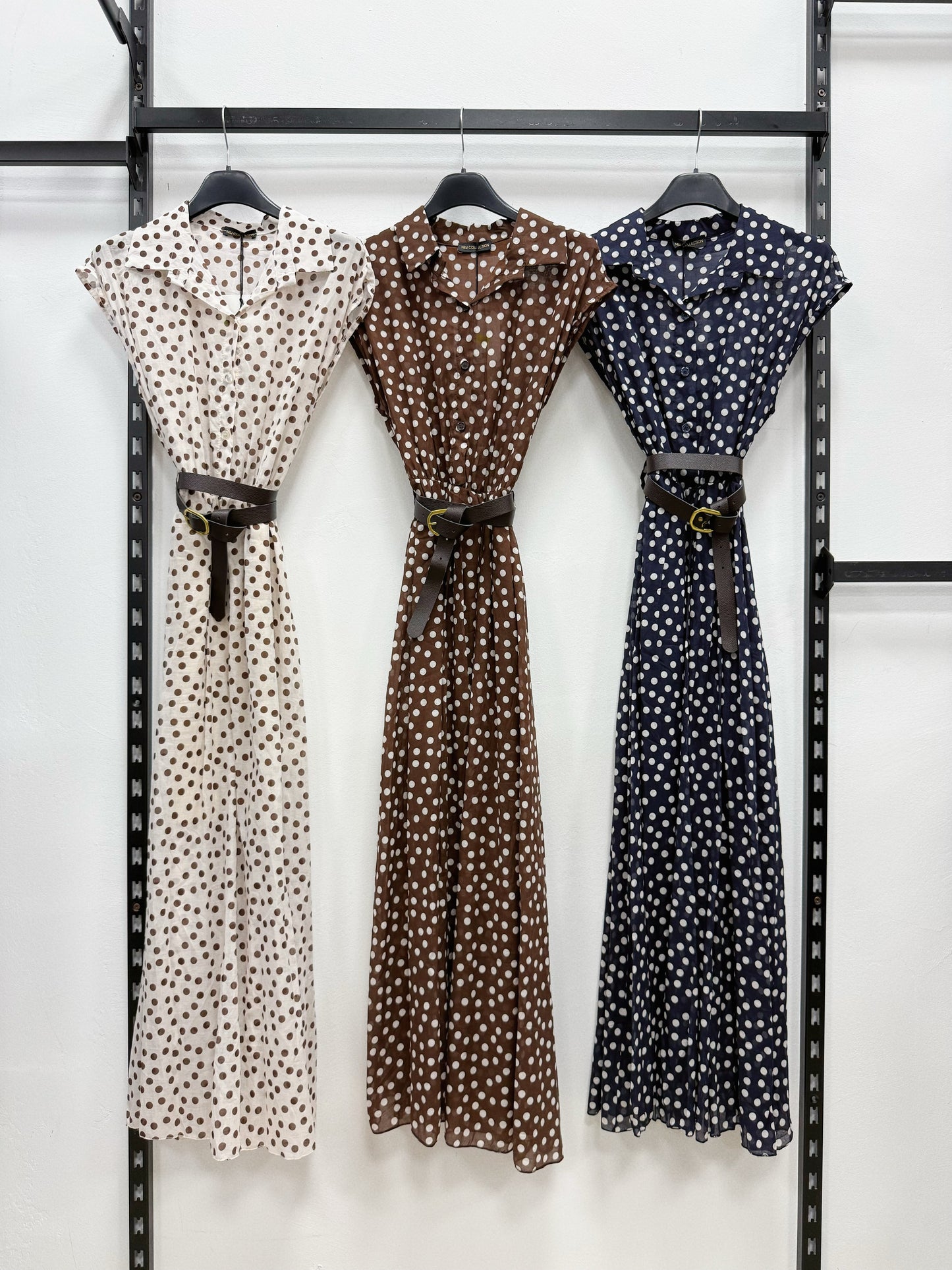 VESTITO LUNGO A POIS