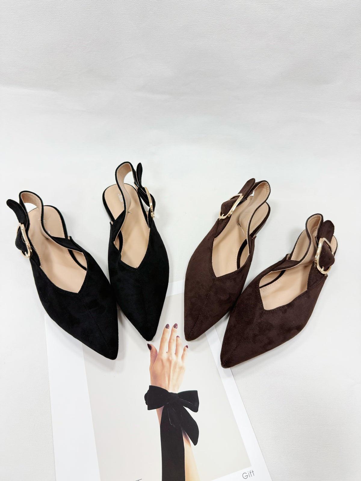 BALLERINE SCAMOSCIATE A PUNTA