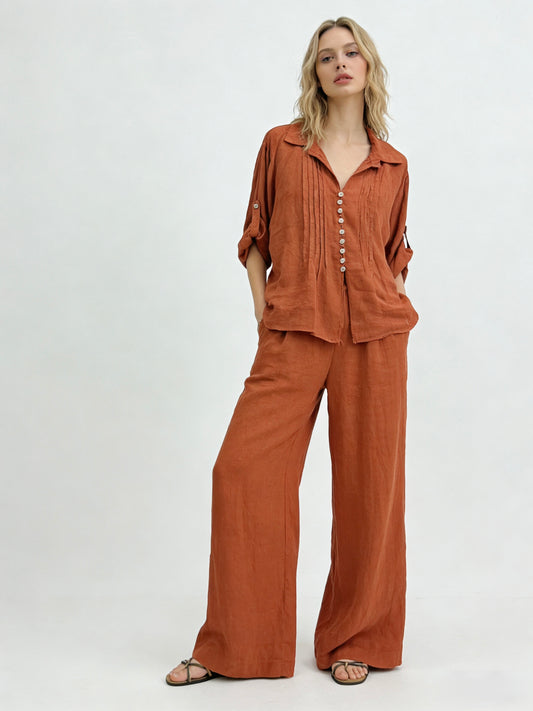 CAMICIA 100% DI LINO