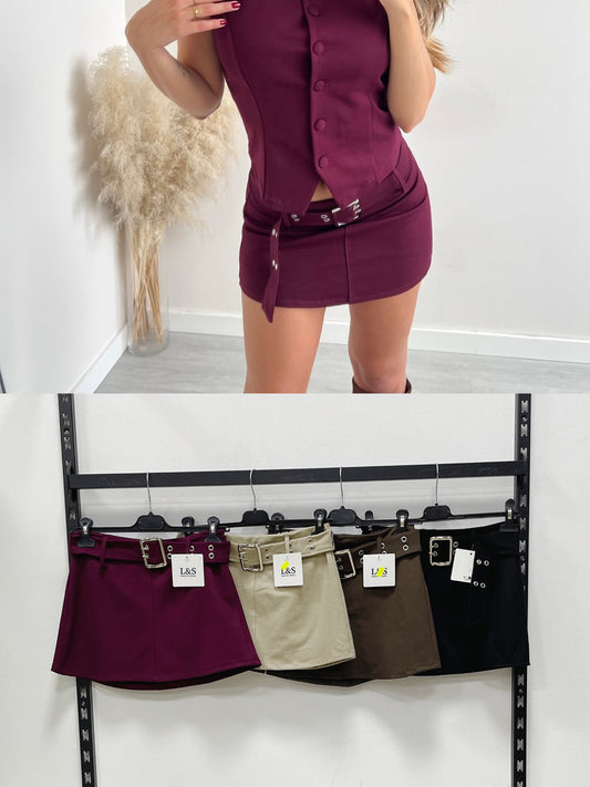 SHORT GONNA A PANTALONCINO