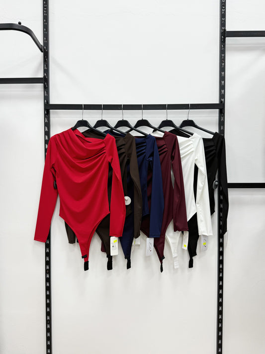 BODY A COLLO SCOPERTO A MANICHE LUNGHE