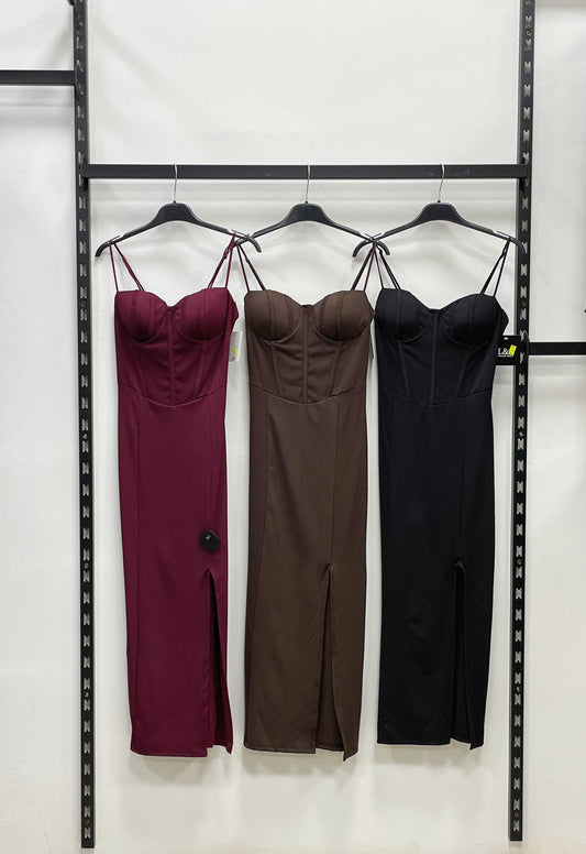 VESTITO LUNGO CON COPPA