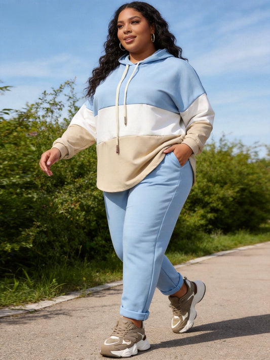 TUTA FELPA E PANTALONE TAGLIA CURVA