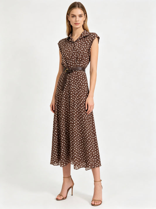 VESTITO LUNGO A POIS