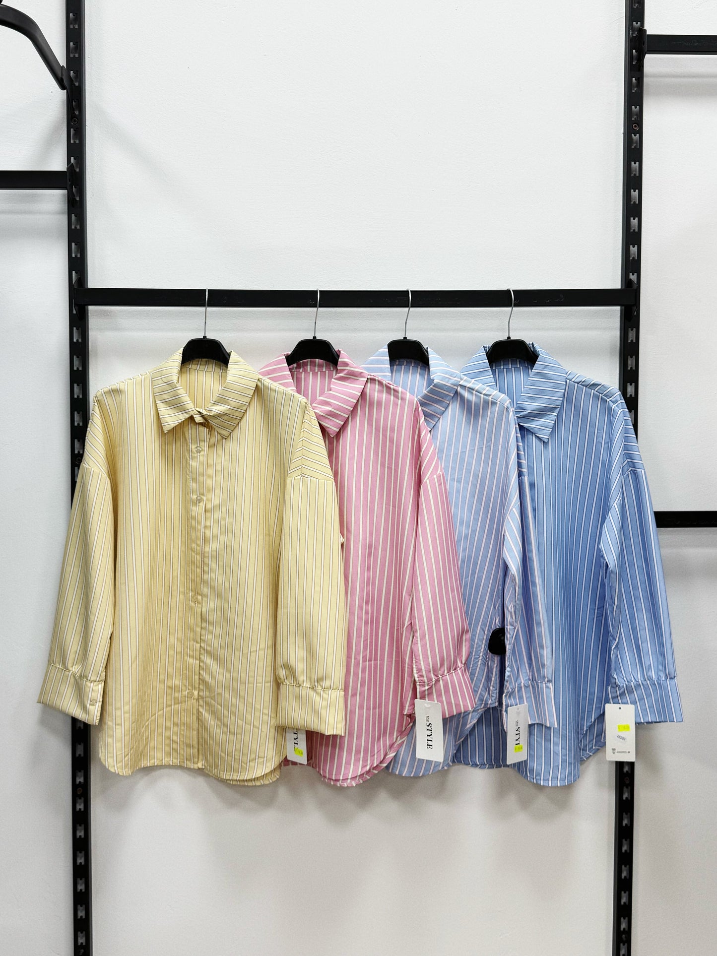 CAMICIA A RIGHE OVERSIZE