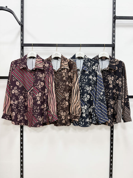 CAMICIA A FANTASIA TAGLIA CURVY