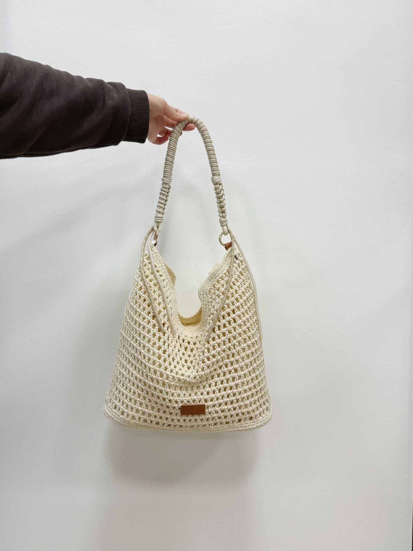 BORSA DI PAGLIA INTRECCIATA