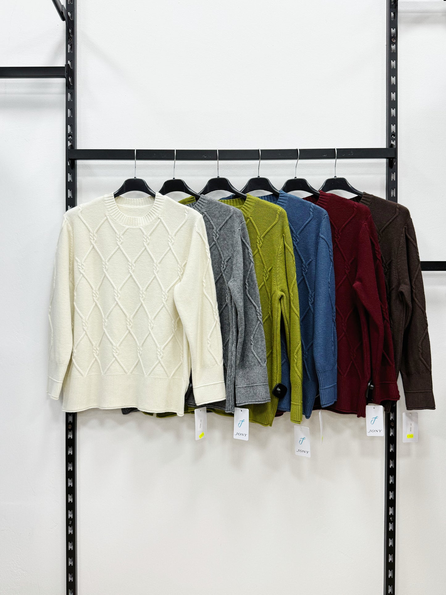 MAGLIERIA A DISEGNO A TRECCIA