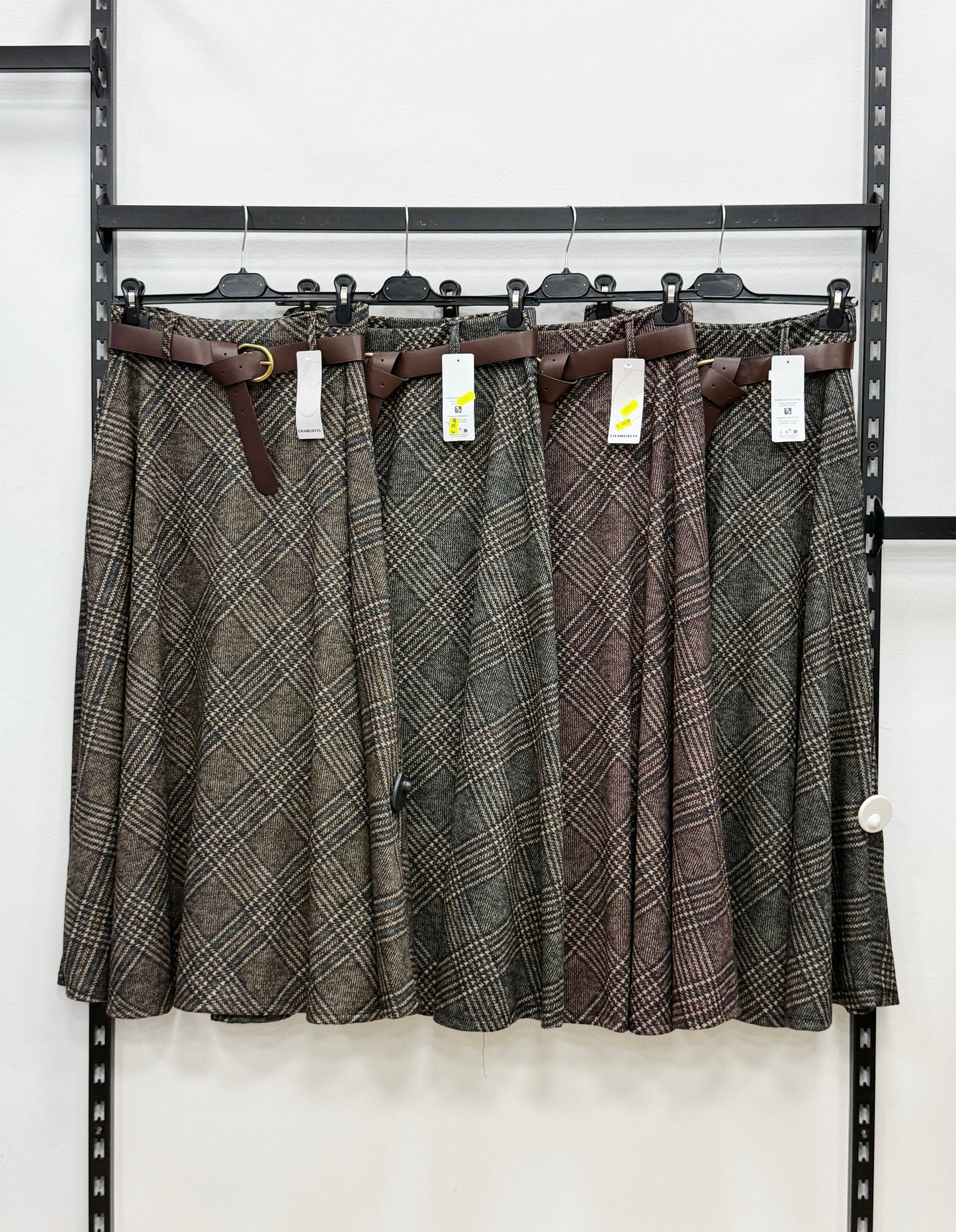 GONNA LUNGA A SVASATE CON STAMPA SCACCHI