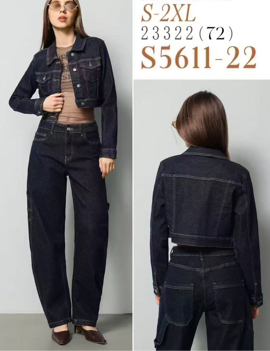 GIUBBOTTO DI JEANS CORTO