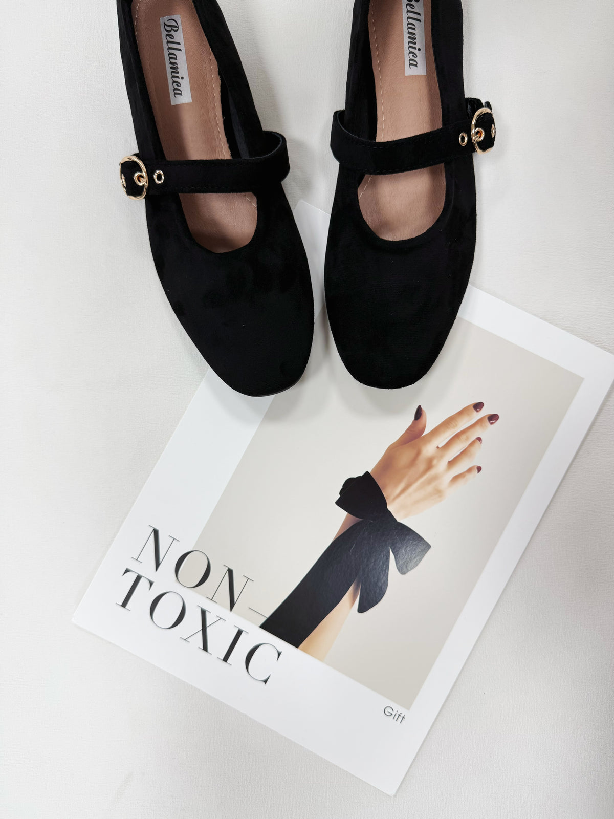 BALLERINE SCAMOSCIATE CON CINTURA