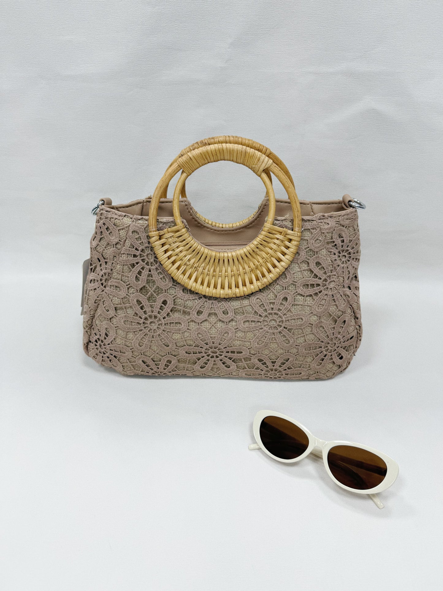 BORSA PIZZO SANGALLO MANIGLIA IN LEGNO