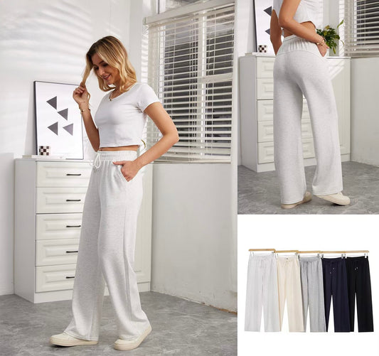 PANTALONE DI TUTA A PALAZZO