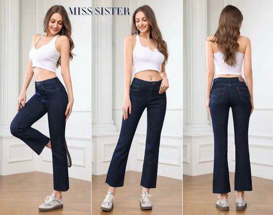 JEANS A ZAMPETTA CON FRANGETTE