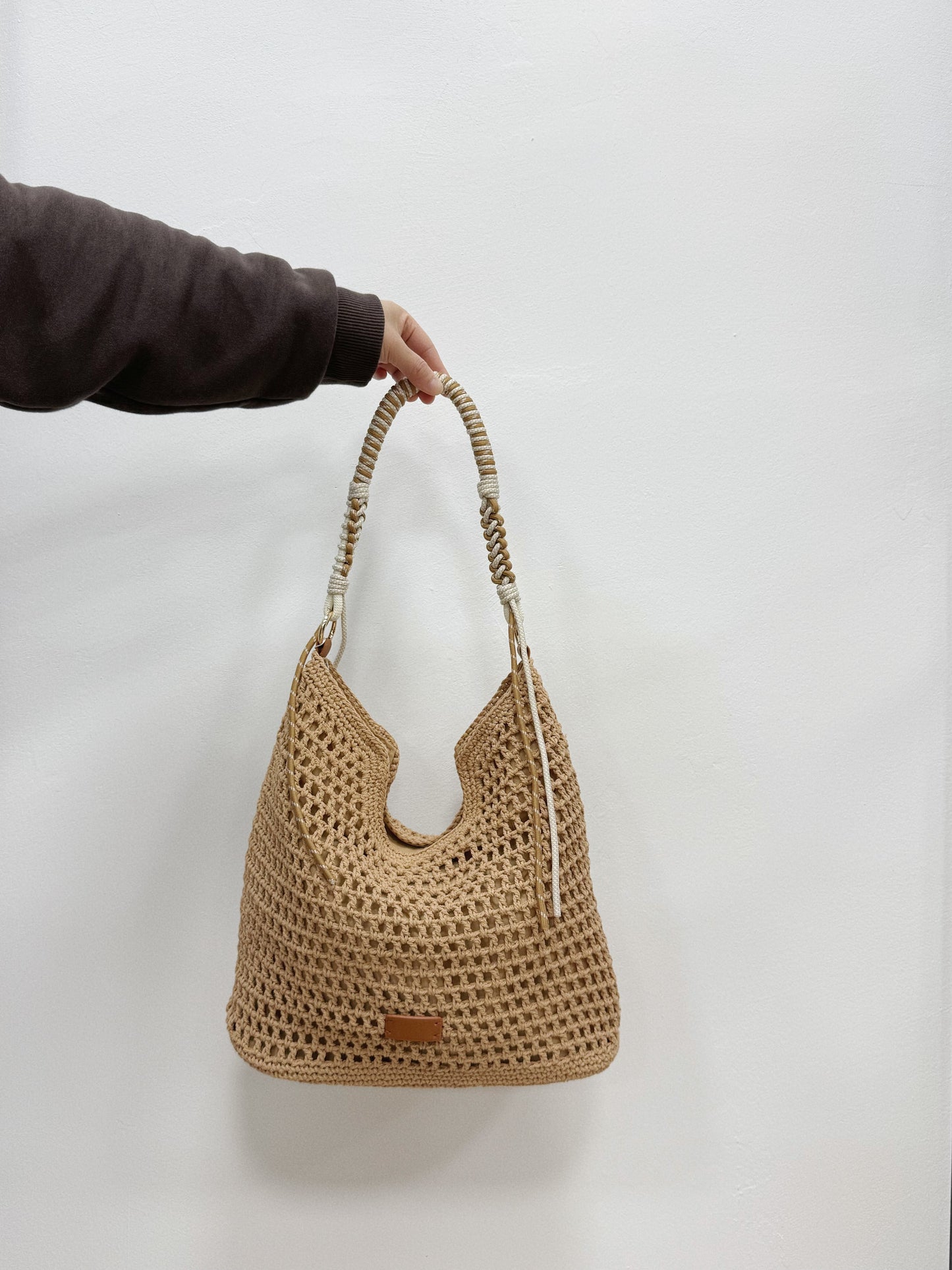 BORSA DI PAGLIA INTRECCIATA