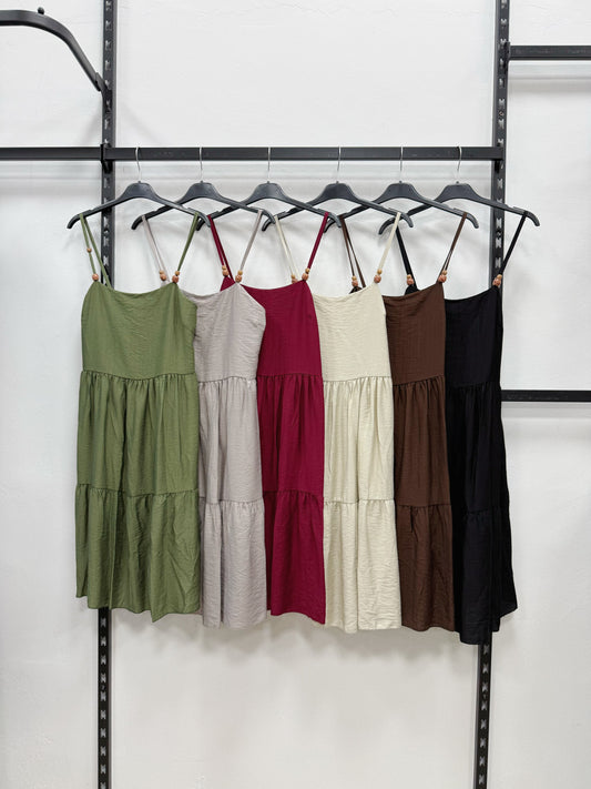 VESTITO CORTO A BALZE