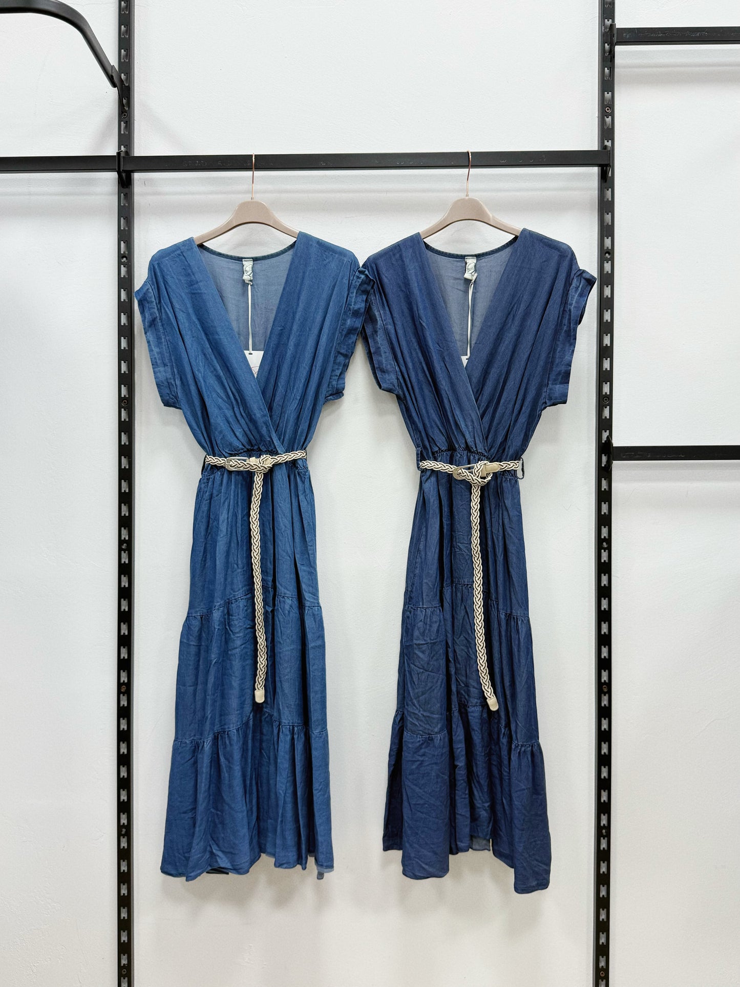 VESTITO LUNGO DI JEANS LEGGERO TAGLIA CURVY